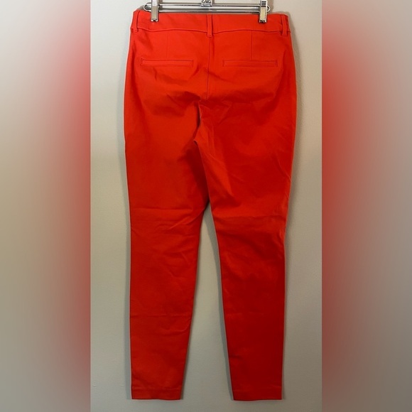 NWT Old Navy Auburn Red High-Waisted Pixie Skinny Pants Size 6 - Picture 3 of 13